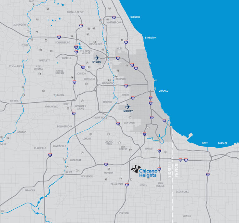 Chicago Heights Map Chicago Heights Economic Development   Chicagoheightsmap 768x718 